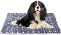 Mora Pets Dog Crate Pad Bed Ultra Soft Pet Mat Star Print Blue 29 x 21 Inch by MoraPets