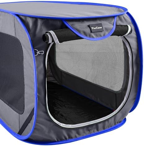 Large Pop Up Kennel, Collapsible Travel Pet Crate, Indoor and Outdoor Portable - Image 3