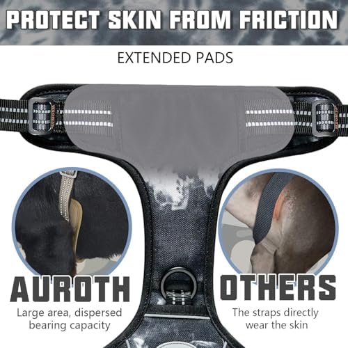 AUROTH Dog Harness for Small Medium Dogs, Tactical No Pull Dog Vest - Image 4