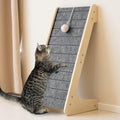 PETKARAY Felt Cat Scratcher, L Shaped Scratching Pad, Scratch Resistant Carpet by PETKARAY