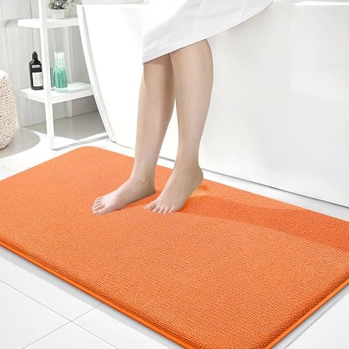 OLANLY Memory Foam Bathroom Runner Rugs 44x24, Absorbent Long Mat by OLANLY