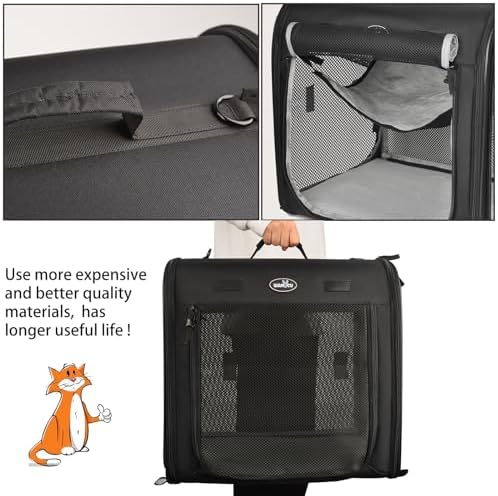 Wakytu 2-in-1 Pet Carrier for Cats & Dog, Travel Carrier for Camping - Image 2