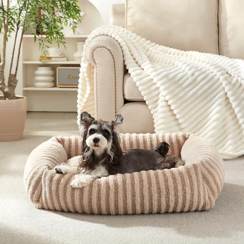MIXJOY Dog Beds for Small Dogs Cats, Washable Dog Bed by MIXJOY