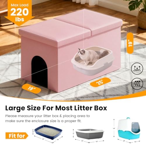 3-in-1 Cat Litter Box Enclosure - Image 3