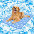 Rywell Dog Cooling Mat 2.0, Ocean Blue, Long-Lasting Cool by Rywell