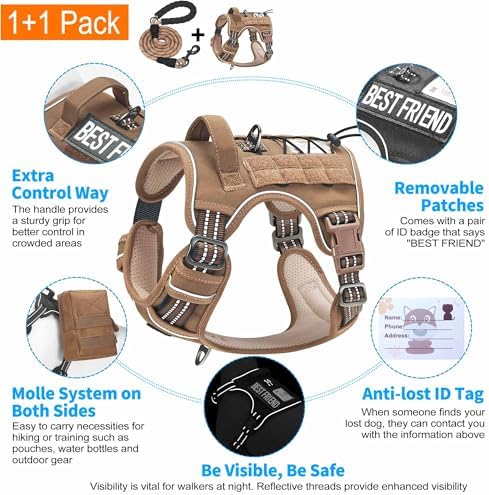 Beebiepet Tactical No Pull Dog Harness - Image 4