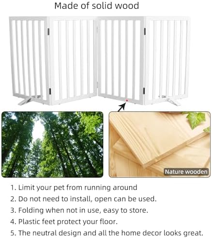 ZJSF Freestanding Indoor Dog Gate - Image 6