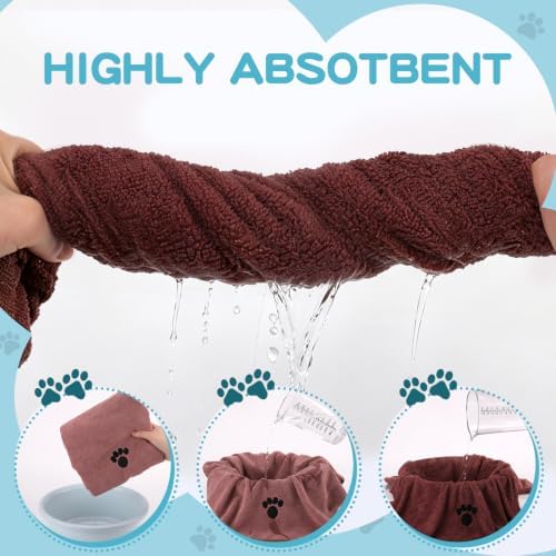 Microfiber Dog Towels 2 Pack, Perfect Shower & Bath Supplies - Image 4