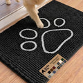 GORILLA GRIP SoakSTOPPER Dog Door Mat, Machine Wash Dry, 36x24 Black White by GorillaGrip