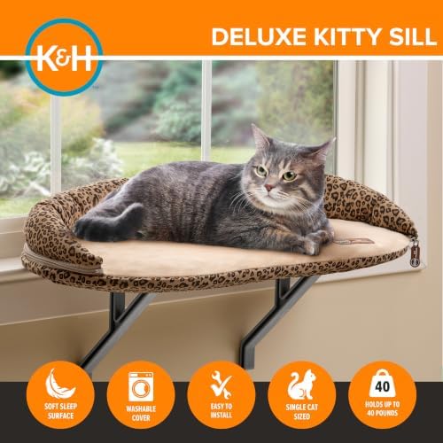K&H Cat Window Perch, Deluxe Kitty Sill - Image 5