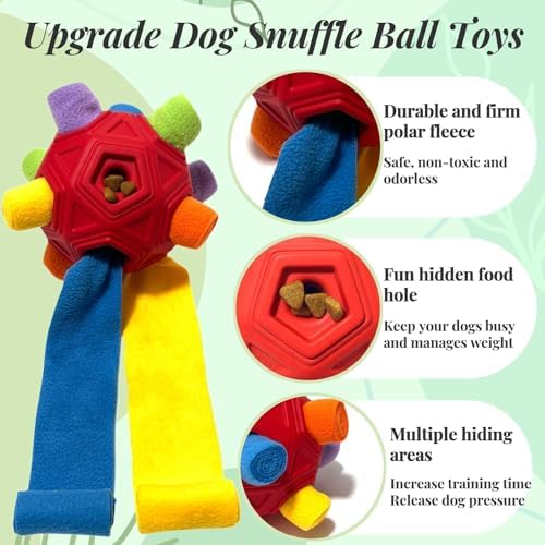 Interactive Snuffle Ball for Dog Toys Unbreakable Upgrade Ball Toy - Image 3