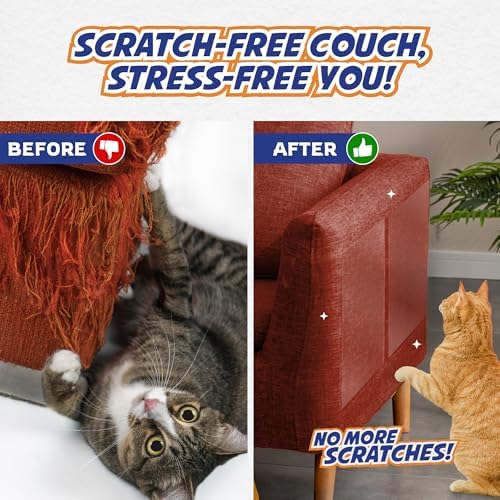 Panther Armor Cat Scratch Furniture Protector, 8 Double-Sided Tape Sheets - Image 4