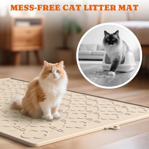 Pawtners Cat Litter Mat Extra Large 42" X 30", 2 Pack - Image 2