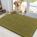 OLANLY Dog Door Mat for Muddy Paws 35x24, Super Absorbent Chenille Mud Mat by OLANLY
