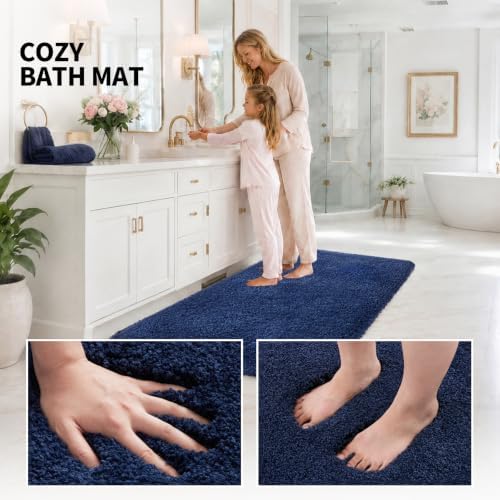 ILANGO Bathroom Rugs 70" × 24", Extra Soft Absorbent Microfiber Bath Rugs - Image 5