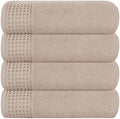 GLAMBURG Ultra Soft 4 Pack Oversized Bath Towel Set 27x54 inches, 100% Cotton by GLAMBURG