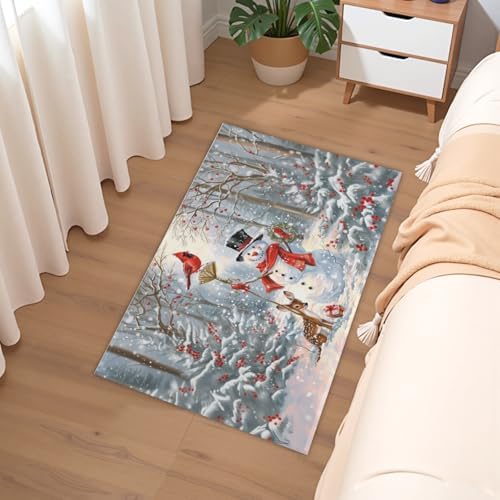 Giwawa Winter Snowman Bath Rug 24x35 Inch - Image 6