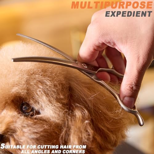 High-end Professional Dog Grooming Curved Thinning Scissors Teeth Blending - Image 5