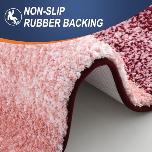 OLANLY Small Bathroom Rugs 24x16, Extra Soft Absorbent Microfiber Bath Rugs - Image 5