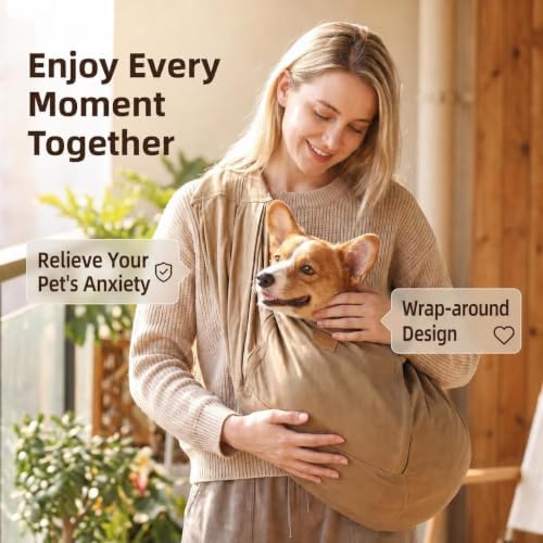 Large Dog Sling Carrier for Pets up to 40Lbs - Image 2