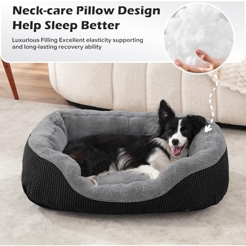 INVENHO XL Dog Beds Large Sized Dog, Washable Orthopedic Warming Soft Sleeping - Image 5