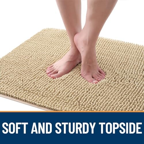OLANLY Dog Door Mat for Muddy Paws 45x27, Super Absorbent Chenille Mud Mat - Image 4