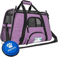 PetAmi Airline Approved Pet Carrier Cats & Small Dogs, Large Heather Purple by PetAmi