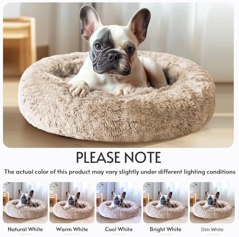 JOLLYVOGUE Calming Dog Bed for Small Dogs - Image 7