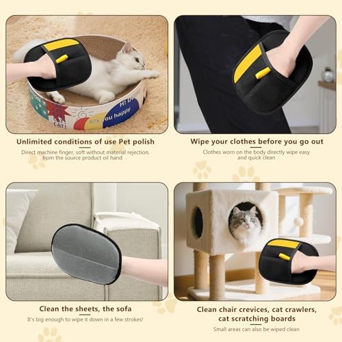 2pcs Pet Hair Removal Glove for Cats & Dogs, 2025 New Upgrade Efficient - Image 4