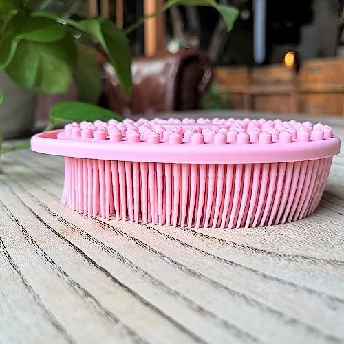 Premium Sensory Brush for Kids or Autism, Soft Silicone Body Scrubber, 2 in 1 - Image 2