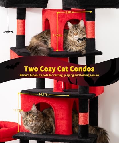 Gothic Cat Tree, 71 Inch Heavy Duty Cat Trees - Image 4