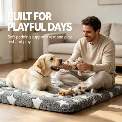 Dog Bed Mat - Comfortable Kennel Pad, Soft Support - Image 6