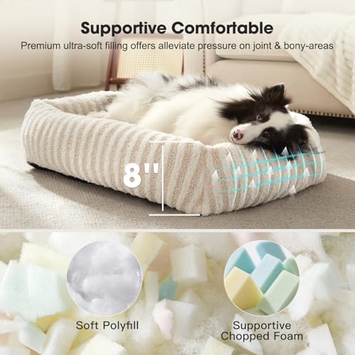 MIXJOY Dog Bed Medium Size Dog, Washable Medium Dogs Bed - Image 2