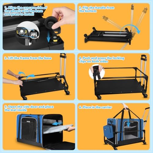 Petskd Side Expandable Extra Large Cat Carrier - Image 7