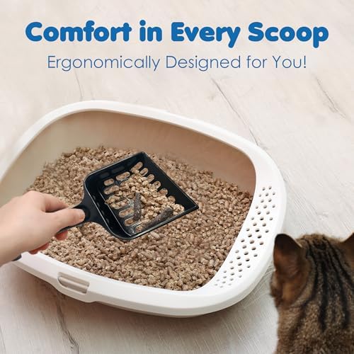 SunGrow Cat Pellet Scoop, Pet Litter Box Maintenance, Plastic Shovel - Image 6