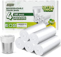 Inwaysin 4-6 Gallon Small Trash Bags Biodegradable 180 Counts, Ultra Thick & by Inwaysin