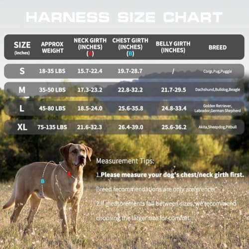 Dog Harness for Large Dogs, No Pull Tactical Vest - Image 6