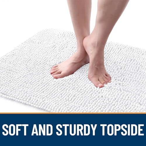 OLANLY Dog Door Mat for Muddy Paws 70x46, Super Absorbent Chenille Mud Mat - Image 4