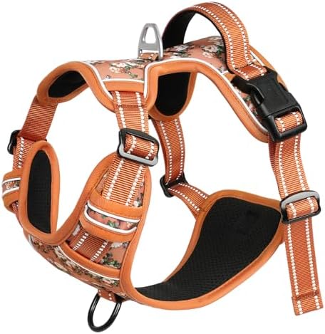 HEELE Dog Harness, No Pull Adjustable Padded Reflective Harness - Image 3