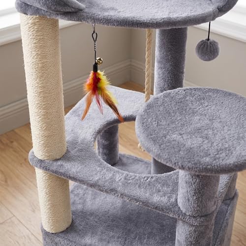 AIWIKIDE 31.5 Inch Cat Tree for Indoor Cats, Sisal Scratching Posts and Private - Image 6
