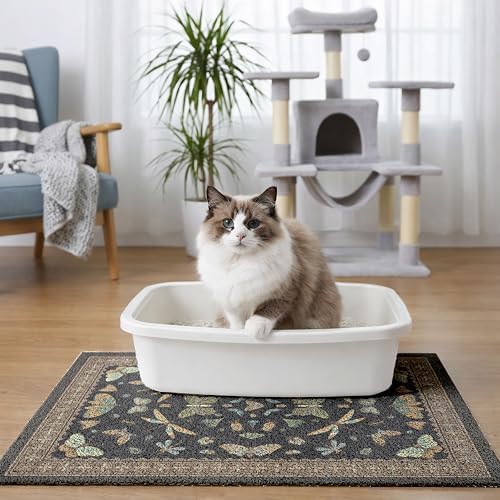 Cat Litter Mat 24"x15" for Litter Box, Non-Slip Washable Floor Mat - Image 3