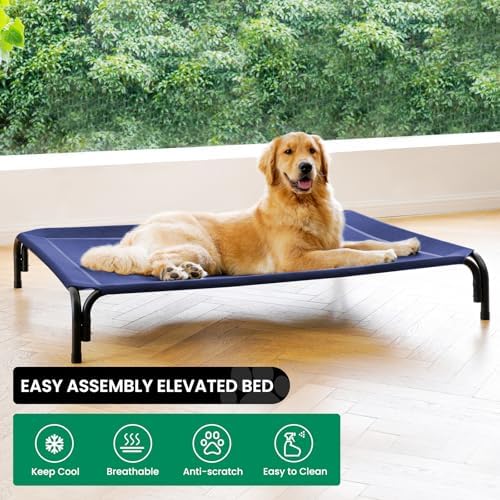 Elevated Dog Bed Outdoor Cooling Raised Cot - Image 2