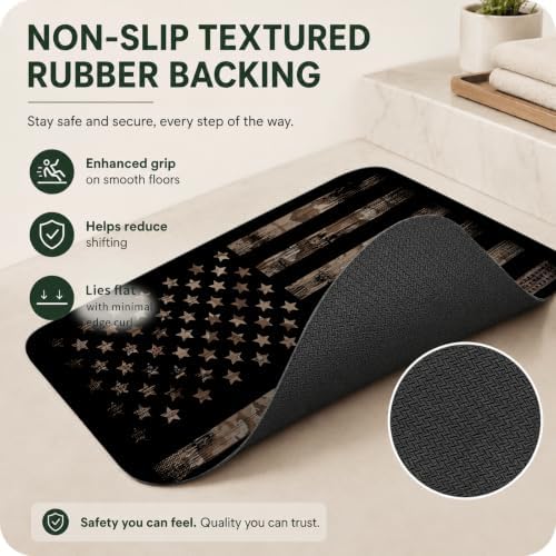 Natural Diatomaceous Earth Bath Mat, Ultra Thin Quick Dry Floor Rug - Image 5