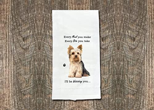 E&S Imports Yorkie Kitchen Towel - Image 2