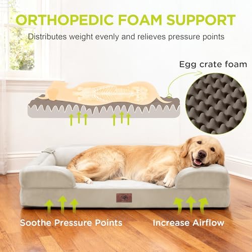 Waterproof Orthopedic Dog Bed for Extra Large Sized Dogs - Image 2