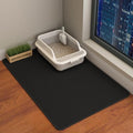 Cat Litter Mat, Double Layer Cat Litter Box Mat by HCY%26WLD