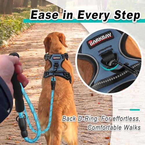 BARKBAY Dog Harness for Medium Sized Dog No Pull 2 Leash Clips Dog Vest - Image 3
