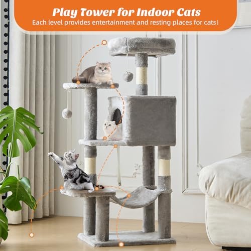 44 Inch Small Cat Tree Tower for Indoor Cats and Kittens - Image 5