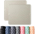 2 Pack Caketime Silicone Dish Drying Mat by CAKETIME