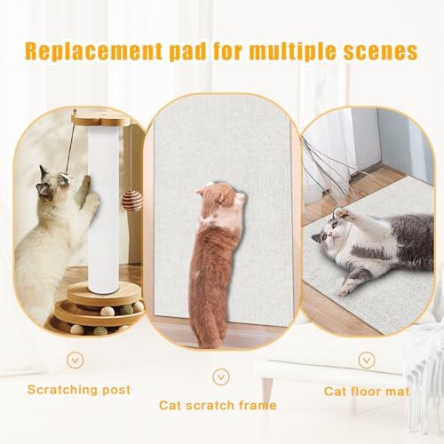Cat Scratch Mat, 78.8"x15.9" Trimmable Self-Adhesive Cat Scratch Furniture - Image 5